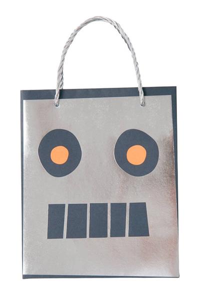 Meri Meri - Robot Party Bags - Robot Parti Çantaları Çok Renkli
