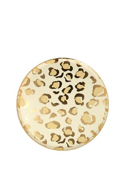 Meri Meri - Safari Animal Print Side Plates - Safari Tabak - S - 8li Çok Renkli