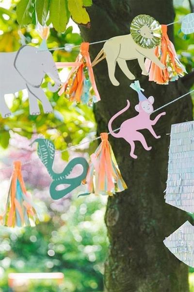 Meri Meri - Safari Garland - Safari Asılan Süs Çok Renkli