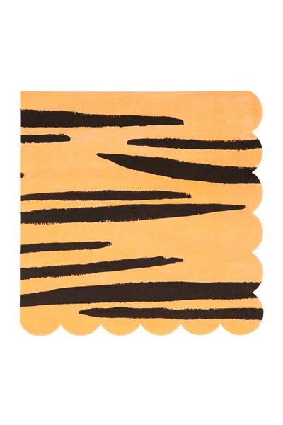 Meri Meri - Safari Napkins - Safari Peçete - L - 16lı Çok Renkli