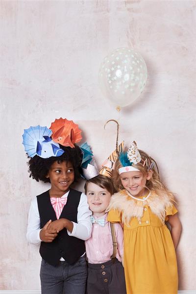 Meri Meri - Safari Party Hats - Safari Parti Şapkaları - 8li Çok Renkli