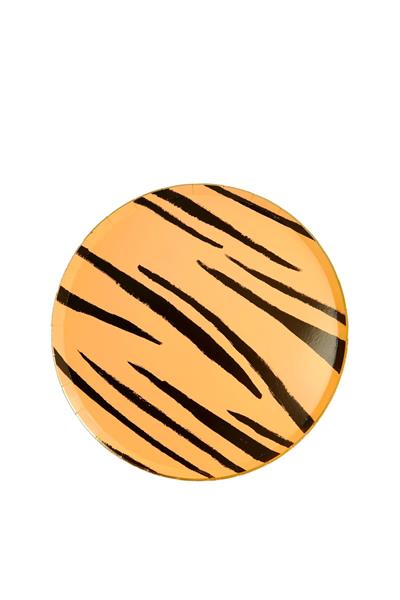 Meri Meri - Safari Plates - Safari Tabak - L - 8li Çok Renkli