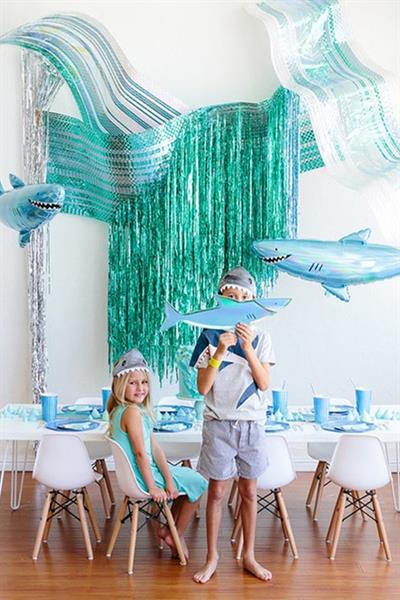 Meri Meri - Shark Foil Balloon - Köpekbalığı Folyo Balon Çok Renkli
