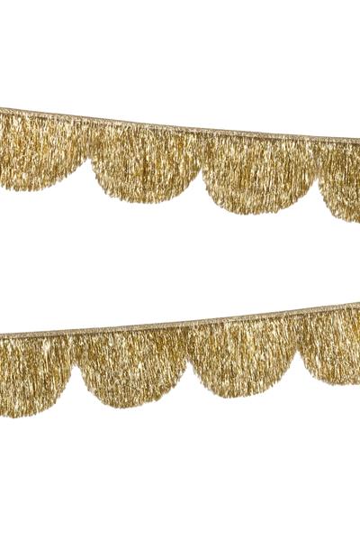 Meri Meri - Simli Saçaklı Altın Asılan Süs Çok Renkli