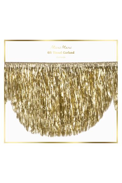Meri Meri - Simli Saçaklı Altın Asılan Süs Çok Renkli
