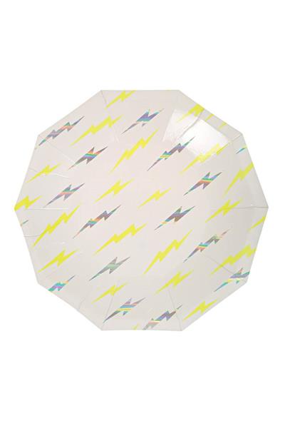 Meri Meri - Süper Kahraman Tabak - S Pembe