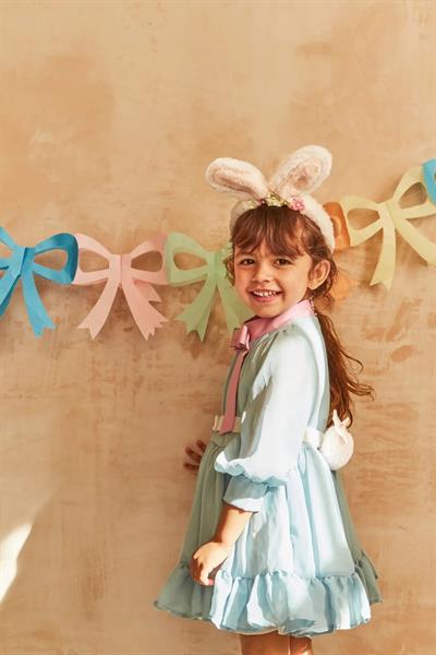 Meri Meri - Tissue Paper Bow Garland - Fiyonk Asılan Süsler (x3) Çok Renkli