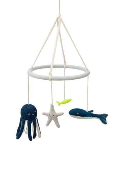 Meri Meri - Under The Sea Baby Mobile - Su Altı Dünyası Bebek Odası Süsü Çok Renkli