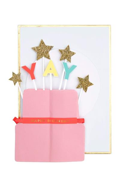 Meri Meri - YAY! Card - YAY! Tebrik Kartı Çok Renkli