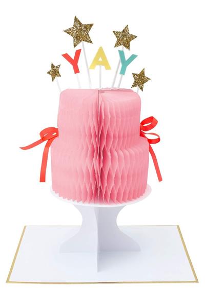 Meri Meri - YAY! Card - YAY! Tebrik Kartı Çok Renkli