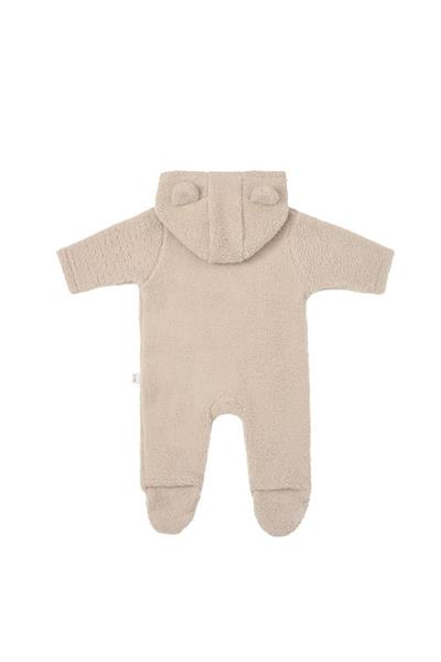 Miela Kids / Ayı Kulaklı Kapüşonlu Peluş Tulum Bej
