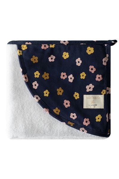 Miela Kids / Başlıklı Kundak Banyo Havlusu Flora
