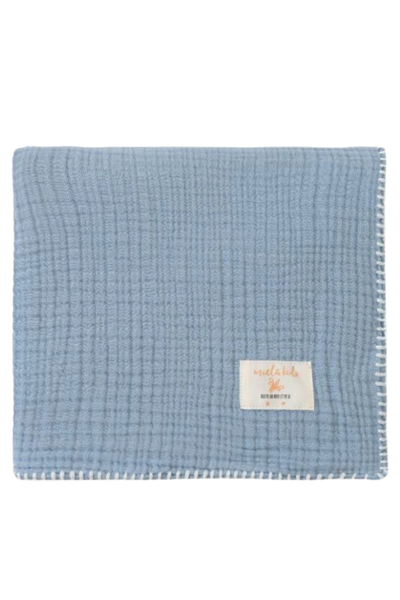 MİELA KİDS/ Marshmellow Müslin Battaniye SkyBlue
