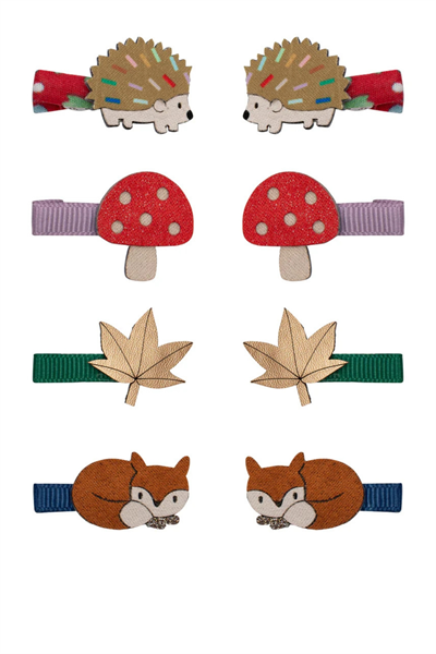 Mimi & Lula / Autumn Woodland Mini 8li Toka Çok Renkli