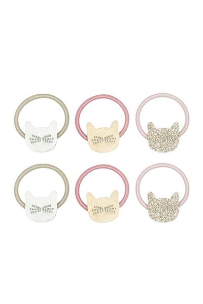 Mimi & Lula Cute Cat Mini 6lı Lastik Toka Çok Renkli