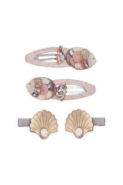 Mimi & Lula Fish And Shell 4lü Toka Çok Renkli