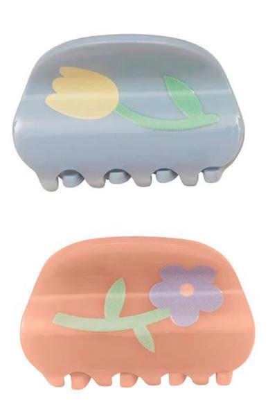 Mimi & Lula Floral 2li Mandal Toka Çok Renkli