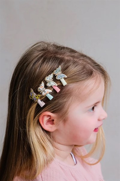 Mimi & Lula Floral Butterfly Mini 8li Toka Çok Renkli