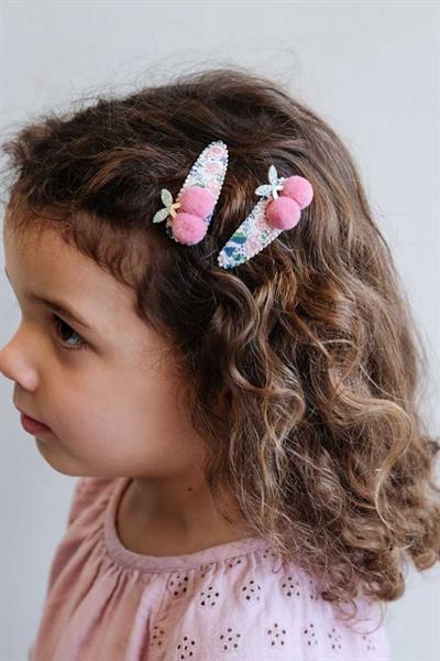 Mimi & Lula Floral Pom Pom Cherries 2li Toka Çok Renkli