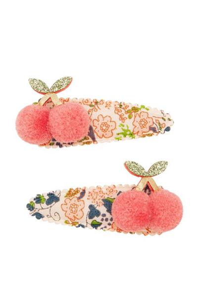 Mimi & Lula Floral Pom Pom Cherries 2li Toka Çok Renkli