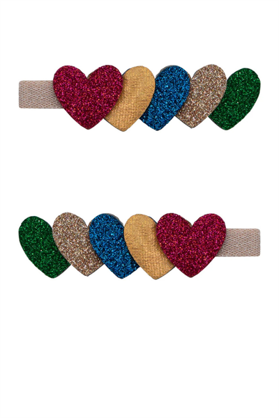 Mimi & Lula / Jazzy Layered Heart 2li Toka Çok Renkli