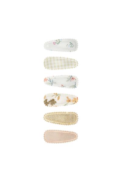 Mimi & Lula Mini Floral Mabel 6lı Toka Çok Renkli