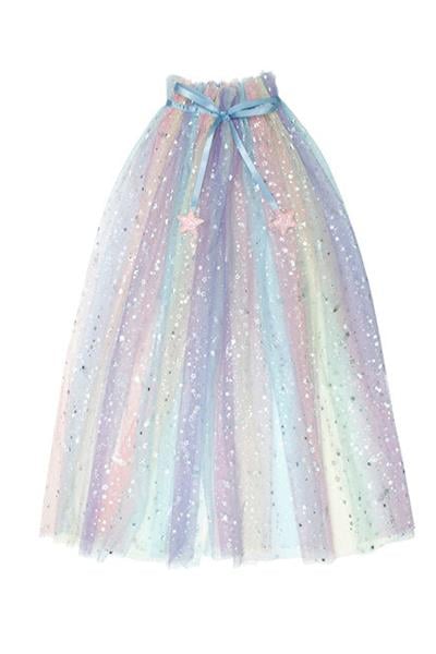 Mimi & Lula Ombre Rainbow Pelerin Çok Renkli
