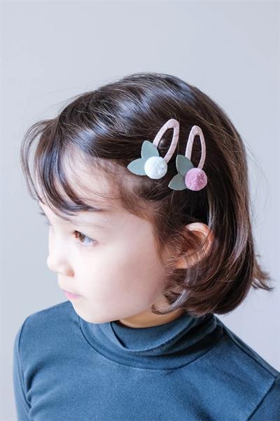 Mimi & Lula Pom Pom Flower 4lü Toka Çok Renkli