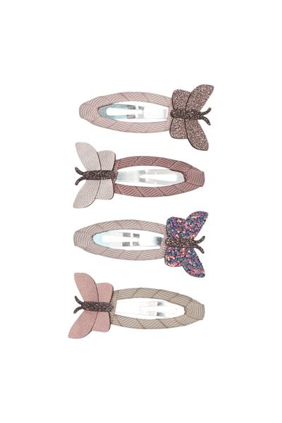 Mimi & Lula Rainforest Butterfly 4lü Toka Çok Renkli