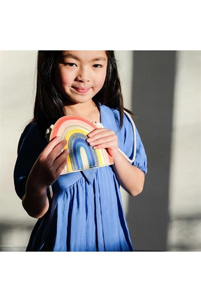 Mimi & Lula Retro Rainbow Çanta Çok Renkli