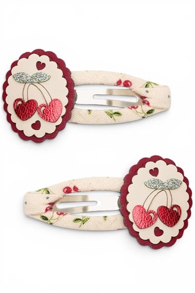 Mimi & Lula Scallop Framed Cherries 2li Toka Çok Renkli