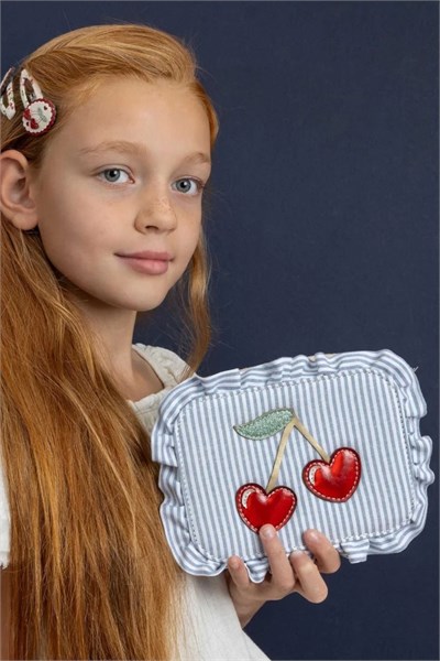 Mimi & Lula Striped Cherry Çanta Çok Renkli