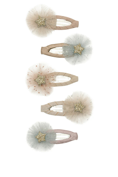 Mimi & Lula / Tulle Rosette Mini 5li Toka Çok Renkli