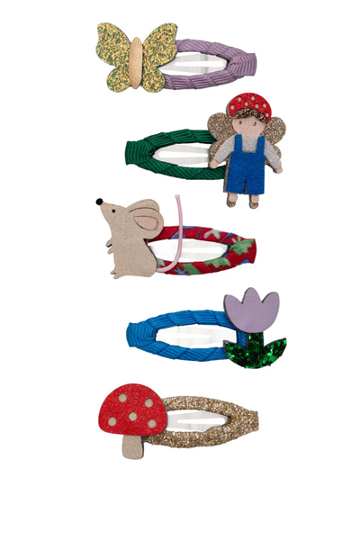 Mimi & Lula / Woodland Fairy Mini 5li Toka Çok Renkli
