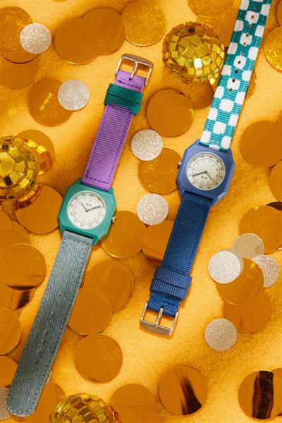 Mini Kyomo - Checker Watch - Dama Desenli Kol Saati Çok Renkli