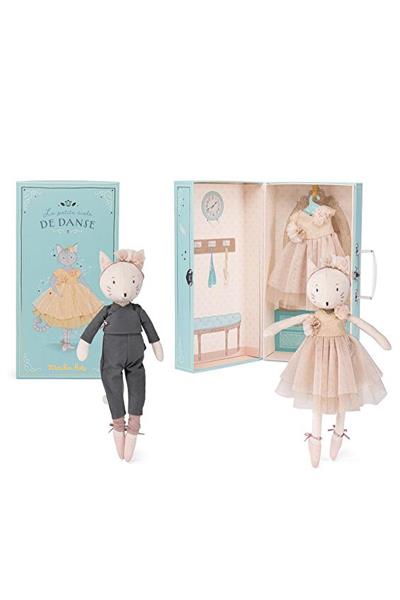 Moulin Roty / Küçük Valiz Gardrop - Kedi Çok Renkli