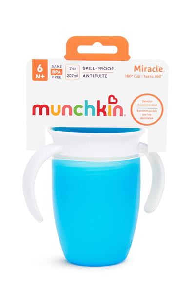 Munchkin Mucize  360° Alıştırma Bardağı, 6ay+ Mavi