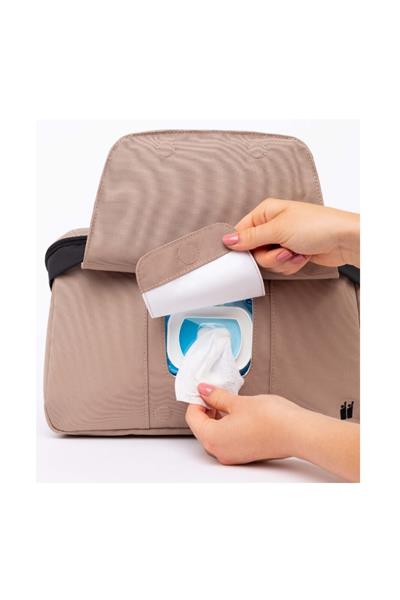 Nikidom / Anne bebek çantası Organiser Bej