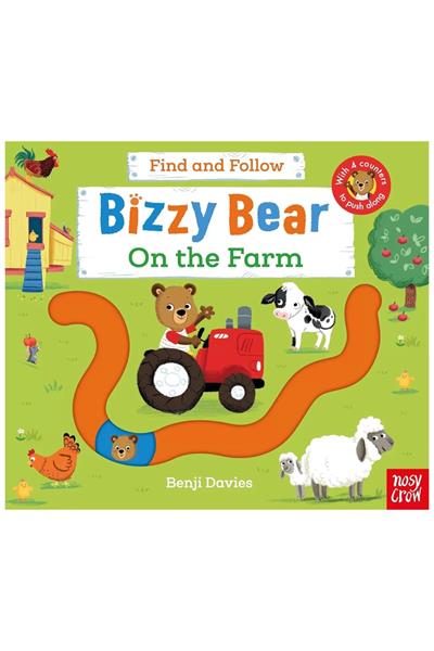 Nosy Crow /BIZZY BEAR -  Find and Follow On the Farm Çok Renkli