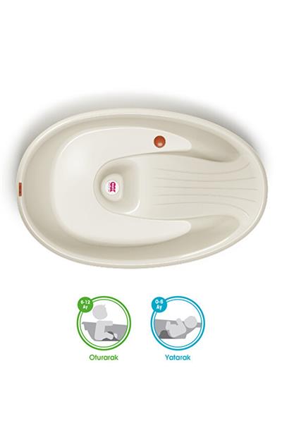 OKBABY BELLA ÇİFT YÖNLÜ BANYO KÜVETİ/BEYAZ Beyaz