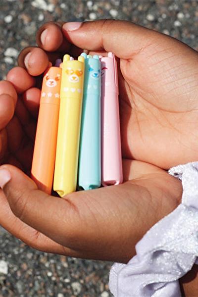 Ooly Beary Sweet Mini Kokulu 6lı Highlighter Çok Renkli