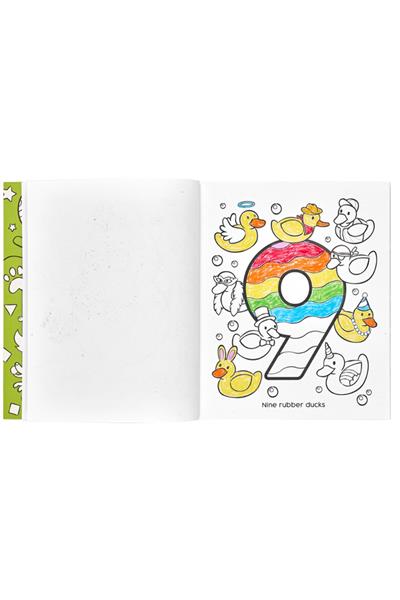 Ooly Boyama Kitabı - 123 Shapes & Numbers Çok Renkli