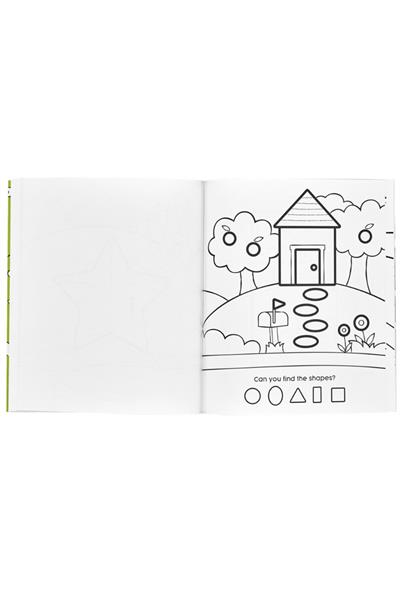 Ooly Boyama Kitabı - 123 Shapes & Numbers Çok Renkli
