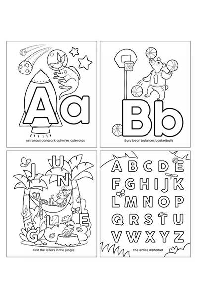 Ooly Boyama Kitabı - ABC Amazing Animals Çok Renkli