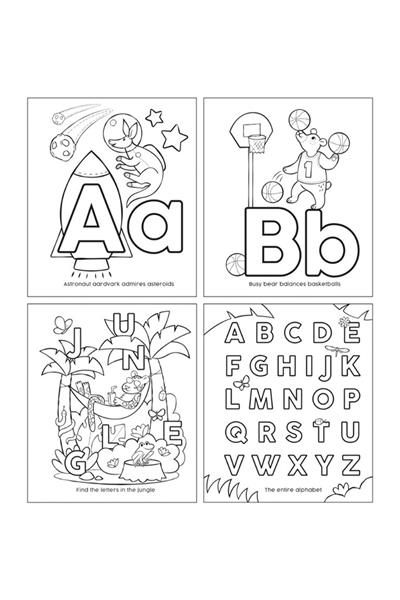 Ooly Boyama Kitabı - ABC Amazing Animals Çok Renkli