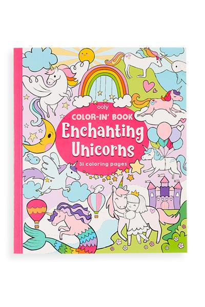 Ooly Boyama Kitabı - Enchanting Unicorns Çok Renkli