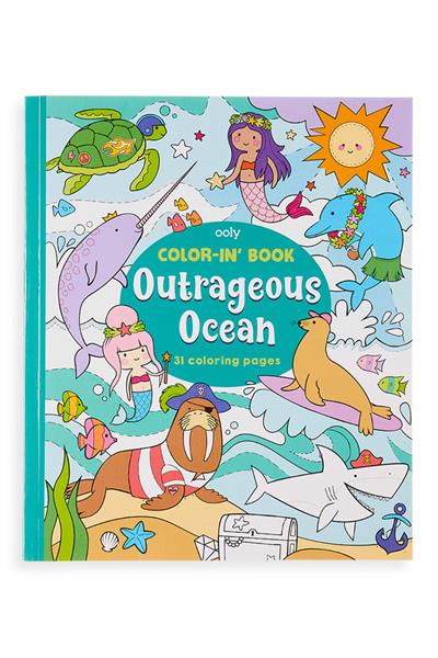 Ooly Boyama Kitabı - Outrageous Ocean Çok Renkli