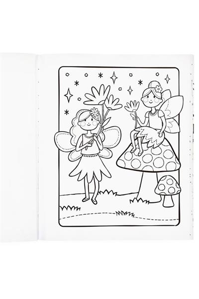 Ooly Boyama Kitabı - Princesses & Fairies Çok Renkli