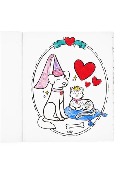 Ooly Boyama Kitabı - Princesses & Fairies Çok Renkli