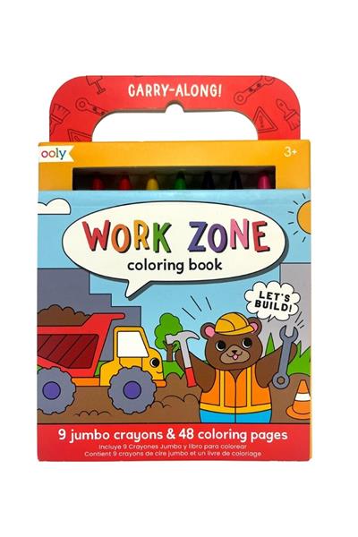 Ooly Carry Along Boyama Seti - Work Zone Çok Renkli